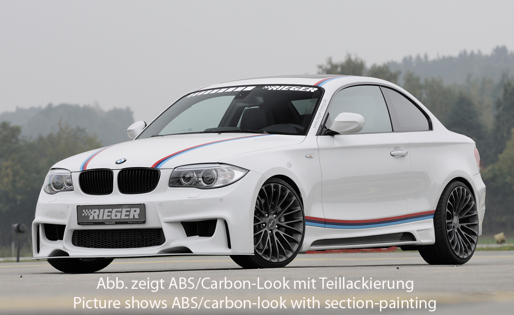 Zijskirts passend voor BMW 1 serie Rieger