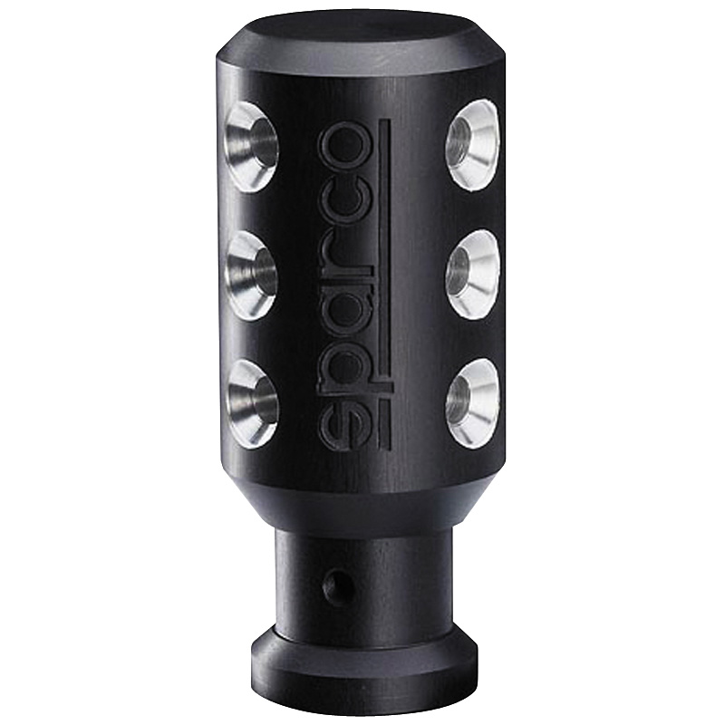 Sparco Gear Knob Piuma - Black/Aluminium