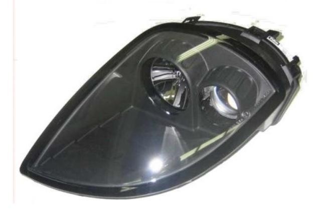 koplamp, Valeo, H1+H1, rechts,-2003 Fiat Barchetta, 1995-2007