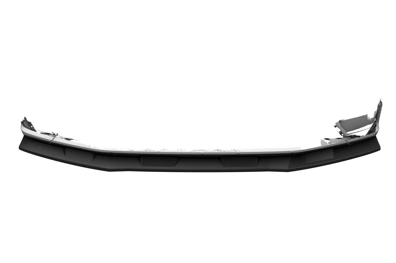Voorspoiler passend voor VW Tiguan 2 (Typ AD) Basis glans zwart 2016–06/2020
