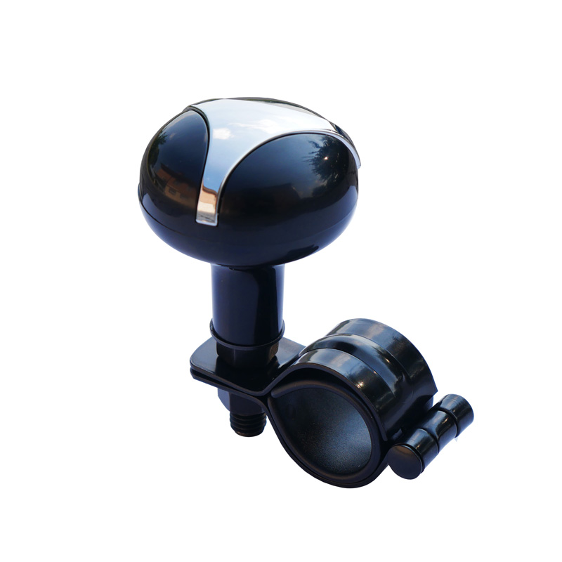 Simoni Racing Steering Wheel Knob Spinner 1 - Black/Chrome