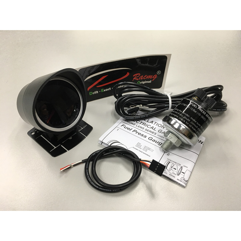 Depo Racing WA-Series Instrument/Gauge - Fuel Pressure 0,0>6,0 bar - 52mm