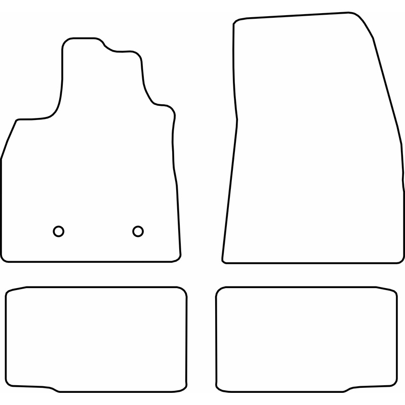 Set velour car mats  Dacia Duster III Full Hybrid 4x4 2024-