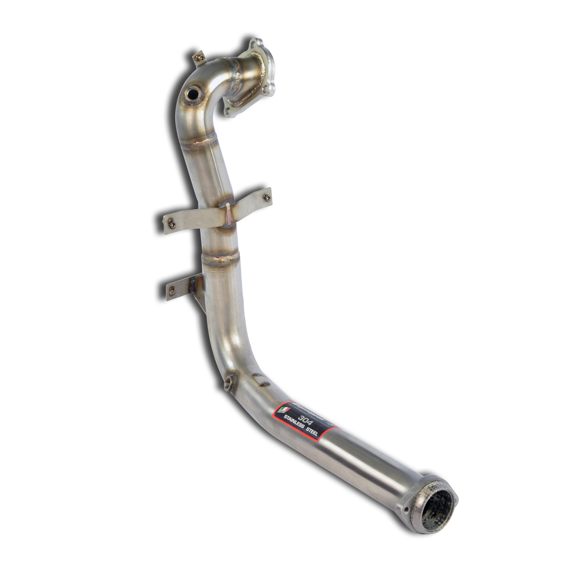 595 ABARTH 1.4T "Pista" (160 Hp) 2016 Turbo downpipe kit (Replaces catalytic converter)