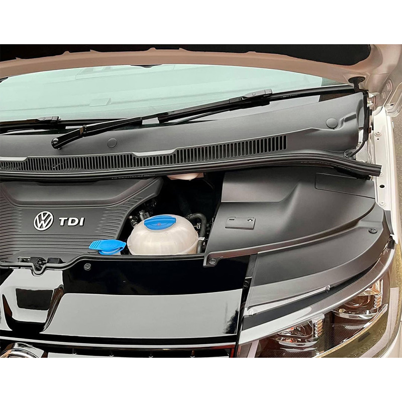 Battery & Head light cover  Volkswagen Transporter T5.1 2010-2015 - Matt black