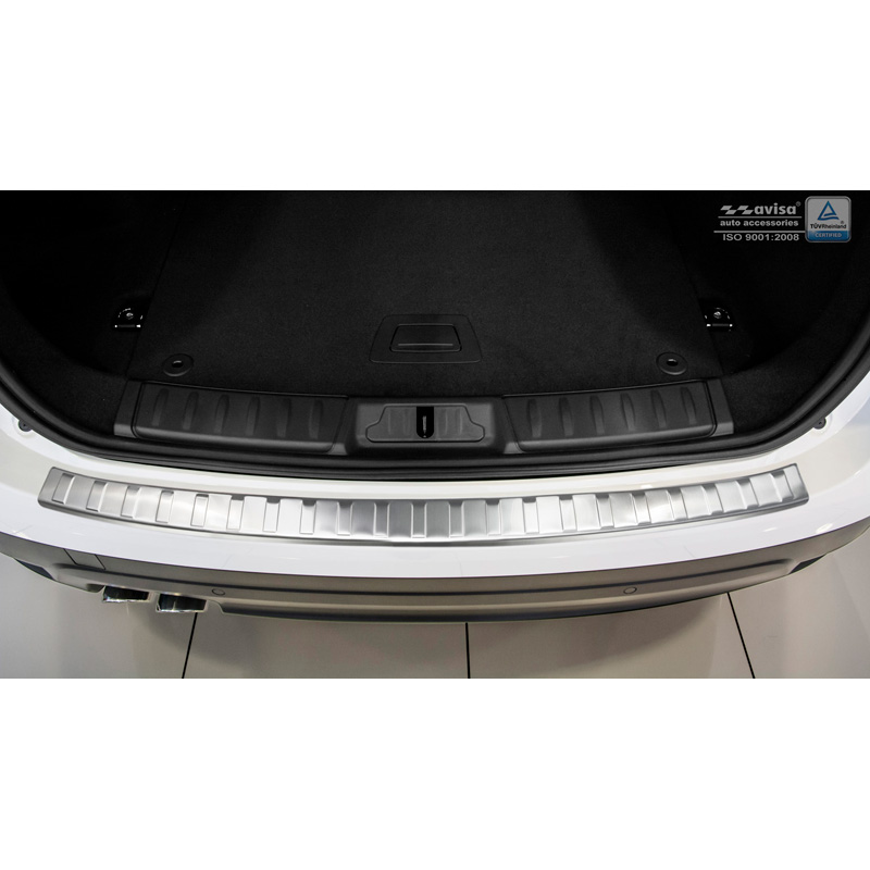Stainless Steel Rear bumper protector  Jaguar F-Pace 2016-2020 & FL 2020- 'Ribs'