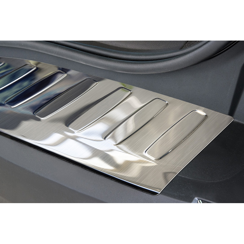 Stainless Steel Rear bumper protector  Renault Espace 2015-2023 excl. Initiale Paris 2020-2023 'Ribs'