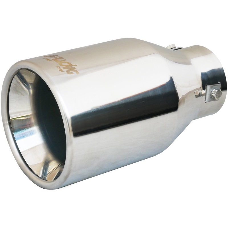 Simoni Racing Exhaust Tip Round Inox - Ø115xL200mm - Installation 44-68mm