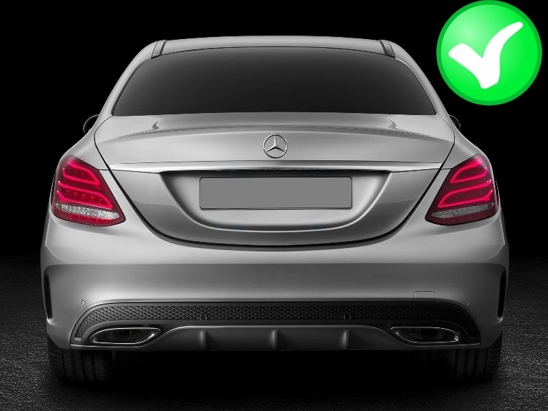 Achterlip Mercedes W206