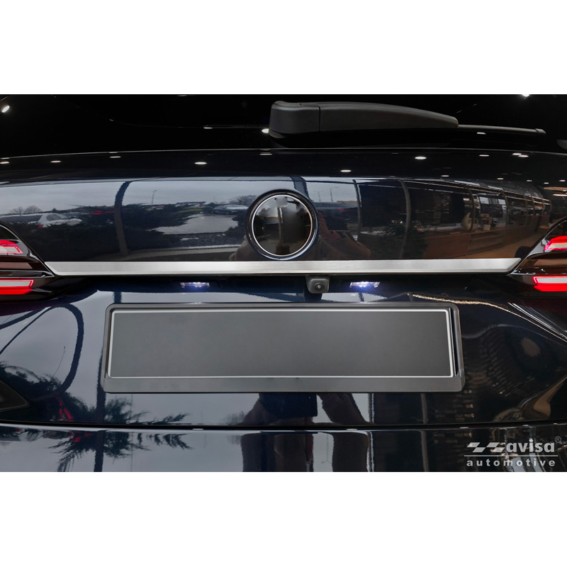 Avisa Brushed Stainless Steel Trunk Tailgate Trim Cover  BMW X5 IV (G05) M-Sport 2018-2023 & Facelift 2023-