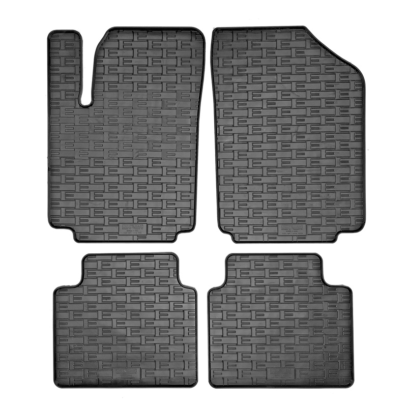Rubber car mats set  Seres 3 Electric 2021- (4-pieces + fixing system)