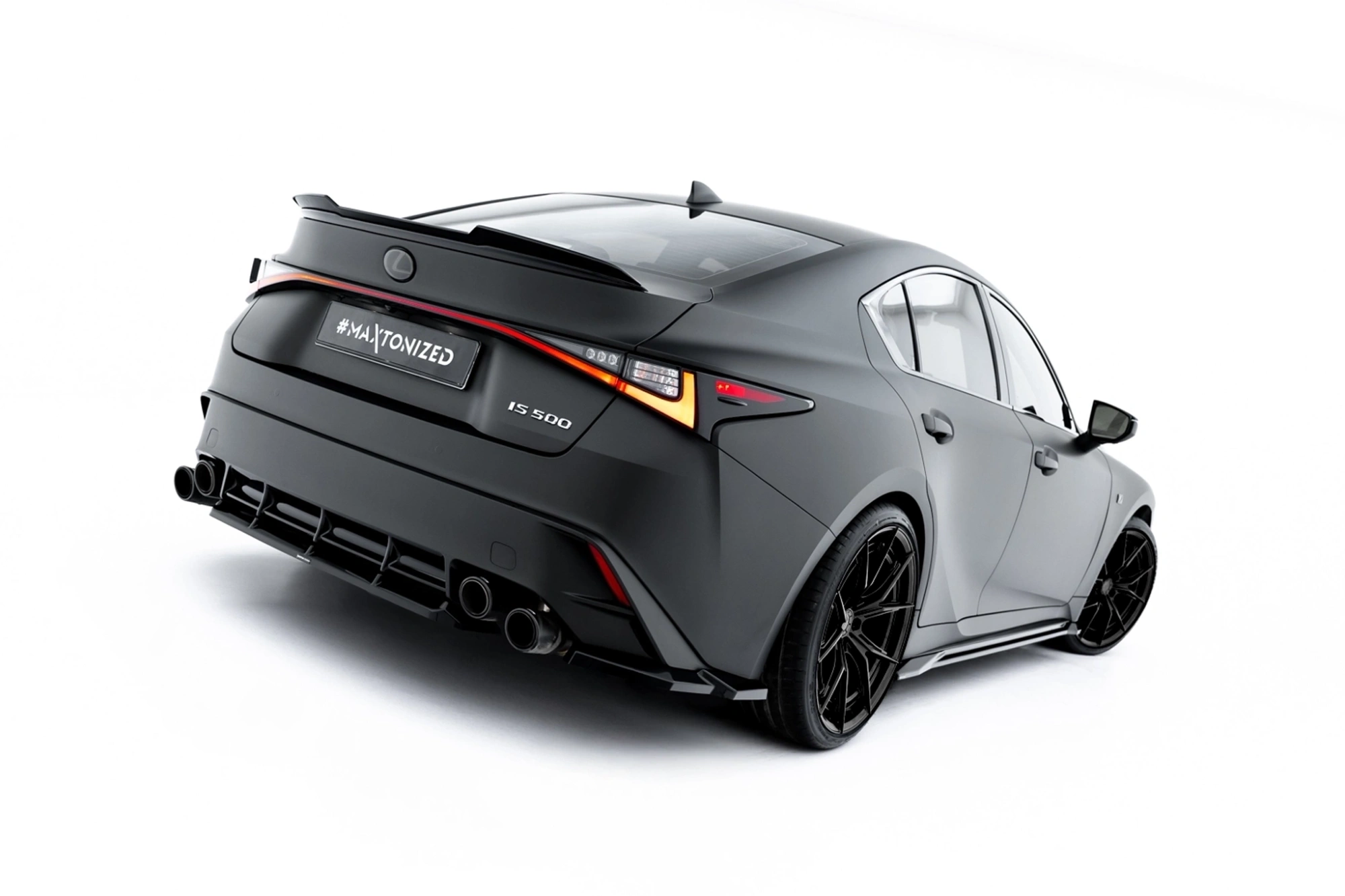 Diffuser Zij-Splitter Lexus IS 500 Mk3 Facelift 2 (XE30) Maxton Glans Zwart