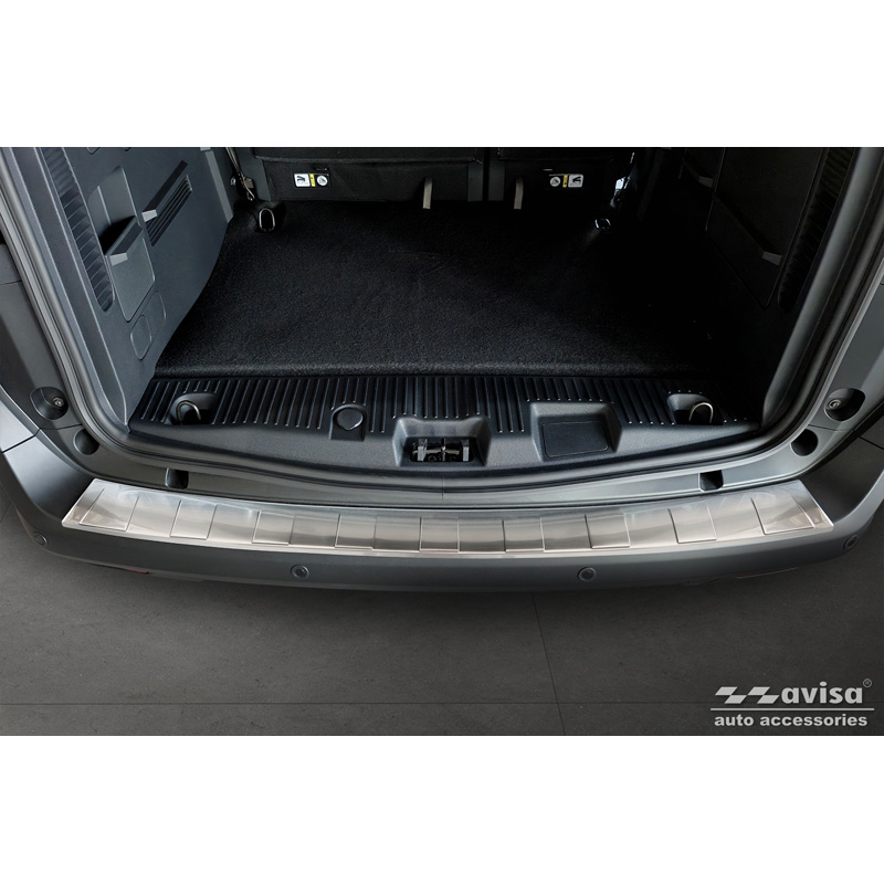 Stainless Steel Rear Bumper Protector  Ford Tourneo Courier II / Transit Courier II 2023- 'Ribs'