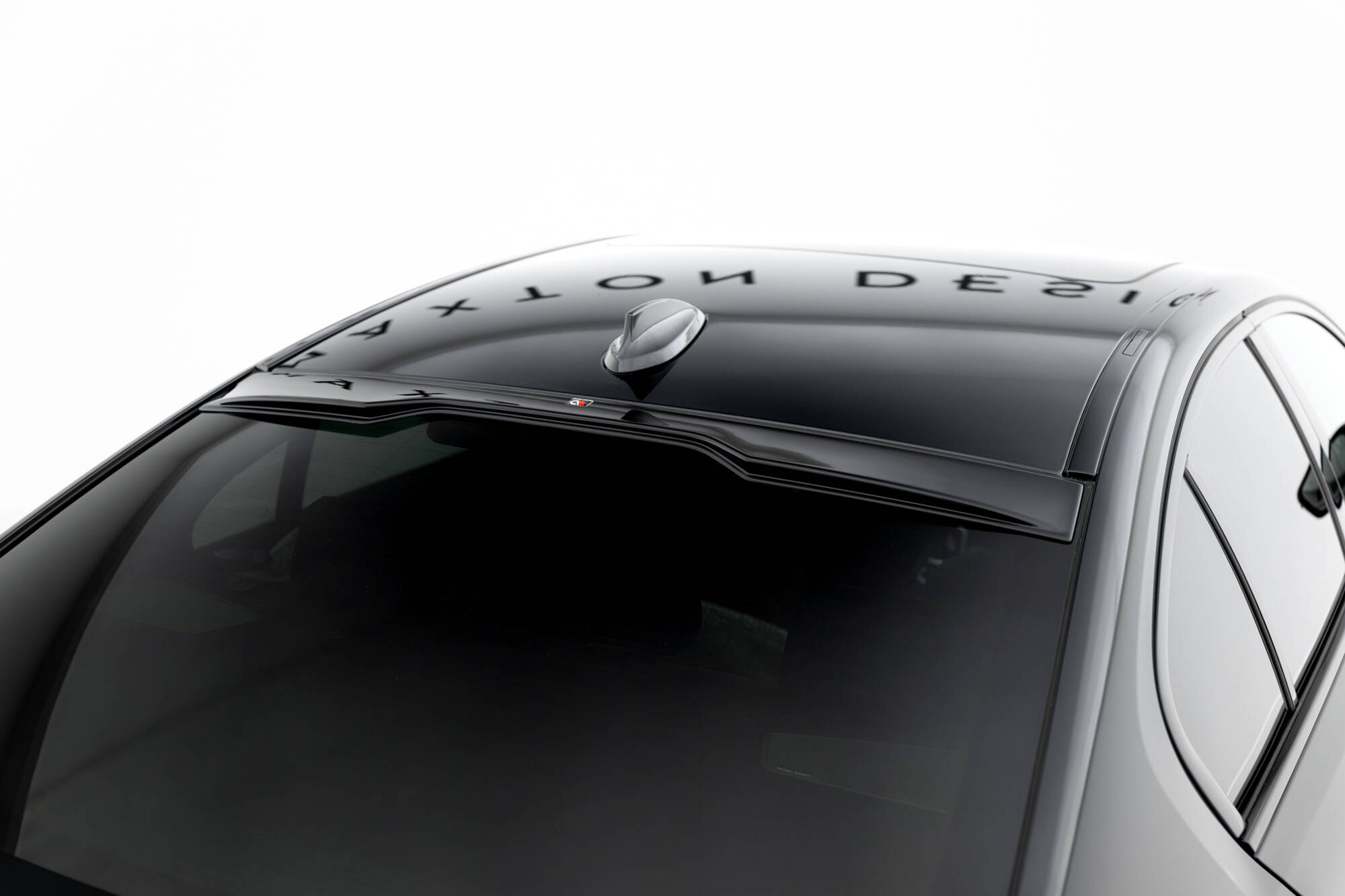 Raam Spoiler passend voor BMW M550i / 5 M-Pack Sedan G30 Maxton Glanzend zwart
