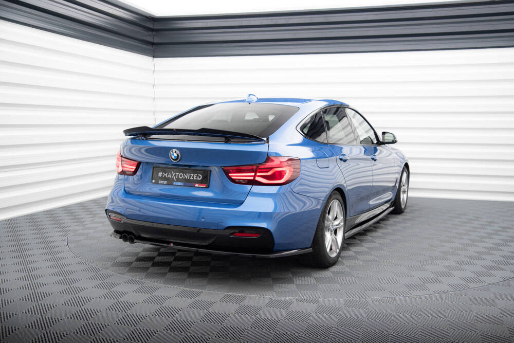 Diffuser passend voor BMW 3 Serie M Pakket GT F34 FL Maxton Glans Zwart