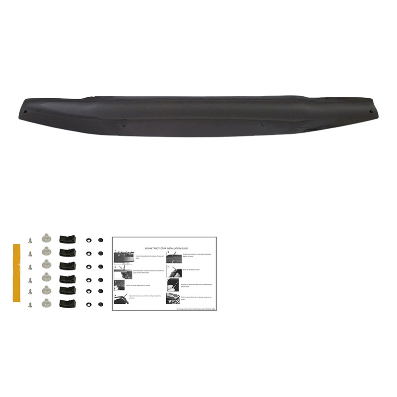 Bonnet Protector  Nissan Navara D40 2005-2010 - Gloss black