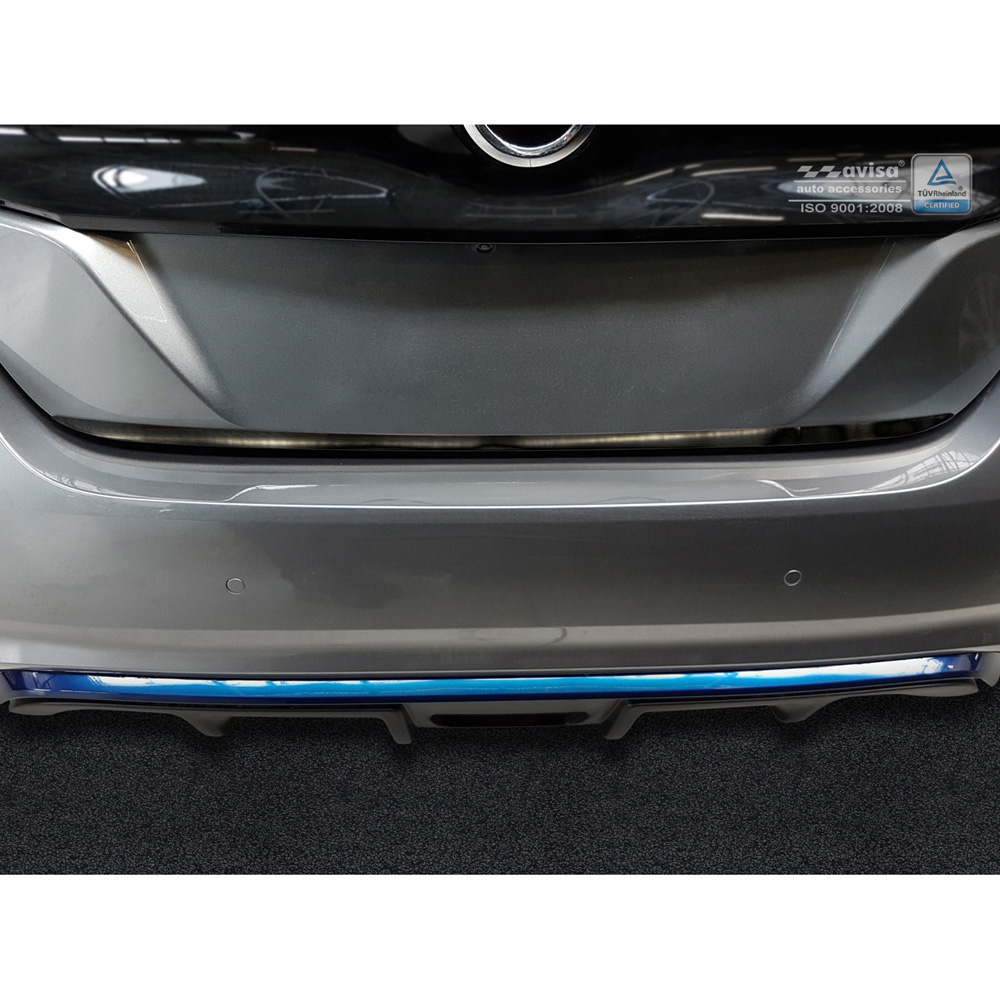 Black Stainless Steel trunk strap list  Nissan Leaf II 2017-