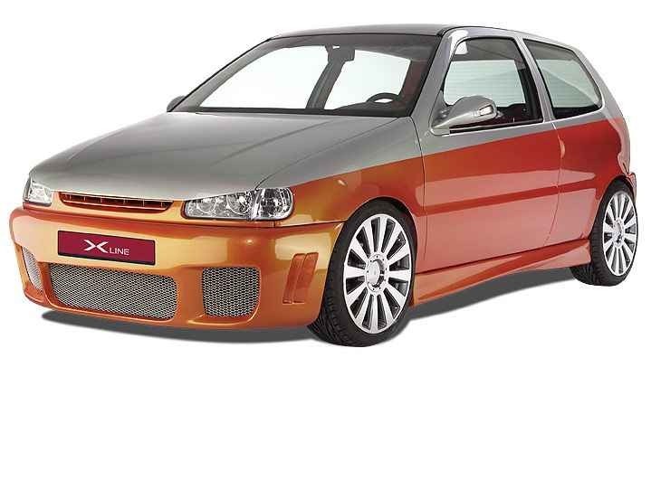Rearbumper VW Polo 6N with kent. XX-Line