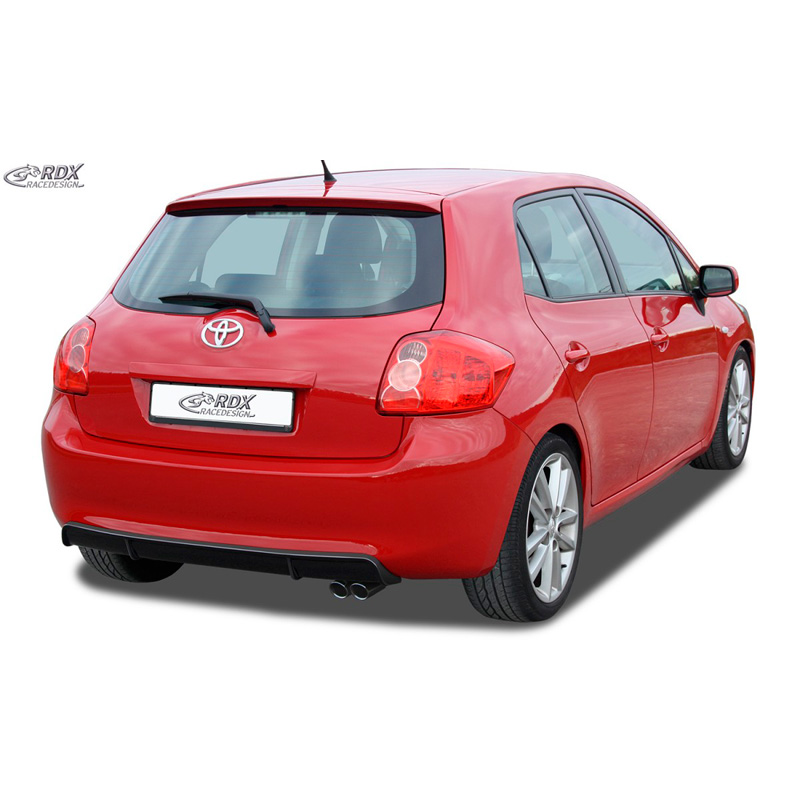 Rear bumper skirt 'Diffuser'  Toyota Auris E150 2007-2010 (ABS glossy black)