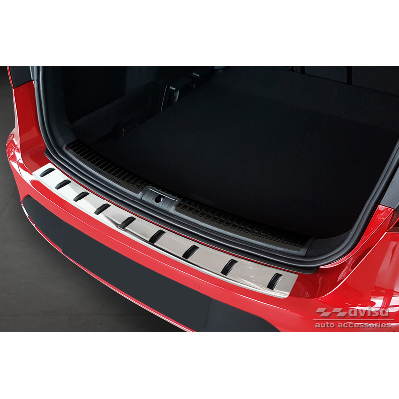 Stainless Steel Rear bumper protector  Seat Leon ST (5F) 2013-2017 & Facelift 2017-2020 'STRONG EDITION'
