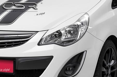 Headlightspoilers Opel Corsa D