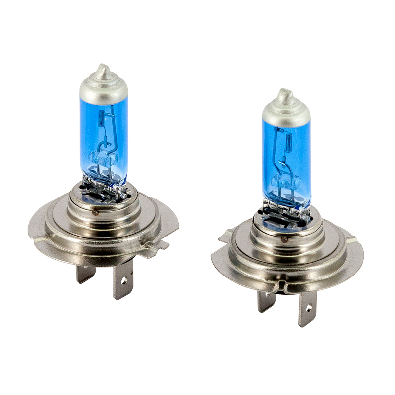 SuperWhite Blue H7 55W/12V/4200K Halogen Bulbs, set of 2 pieces (E13)