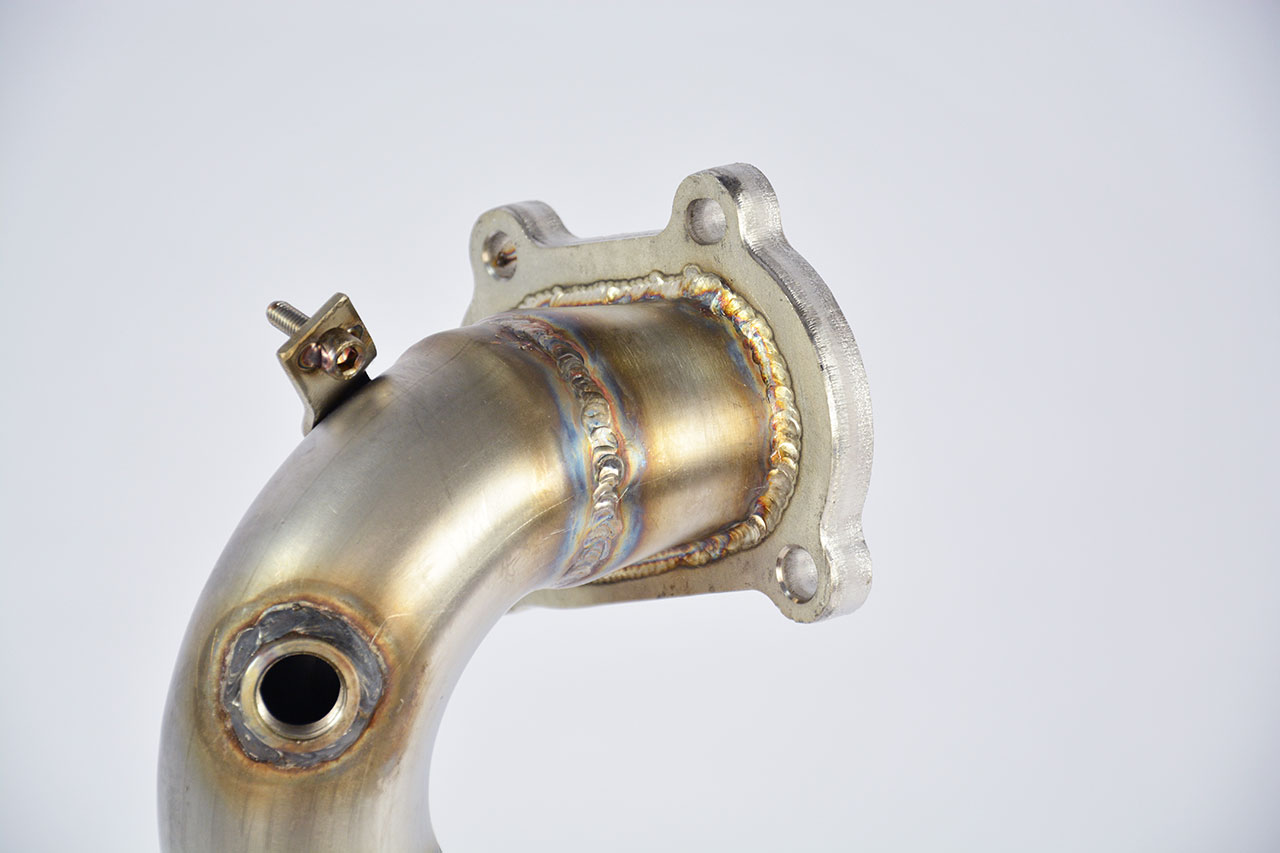 595 ABARTH 1.4T "Trofeo Edition" (140 Hp) (Ø65 with valve) 2015 Turbo downpipe kit (Replaces catalyt