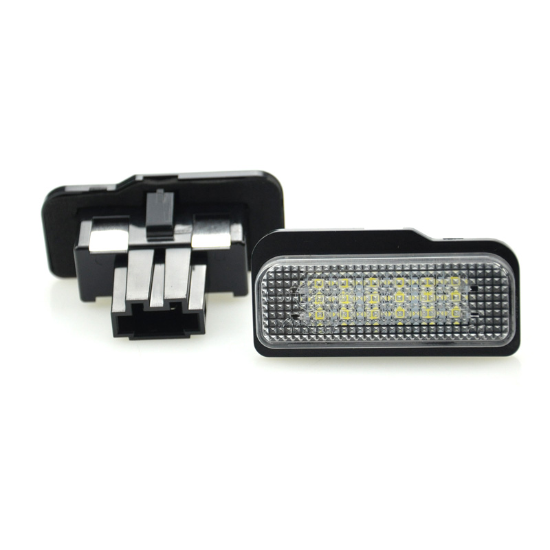 Set LED License Plate Lights  Mercedes-Benz various models - Version 4