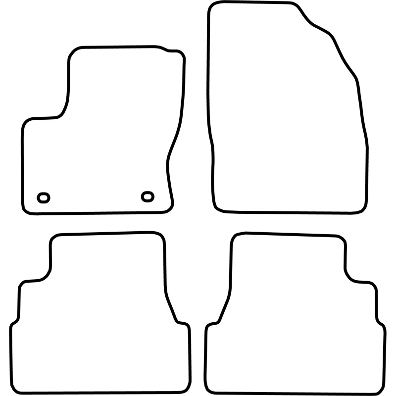 Set car mats  Ford Focus C-Max 2003-2007
