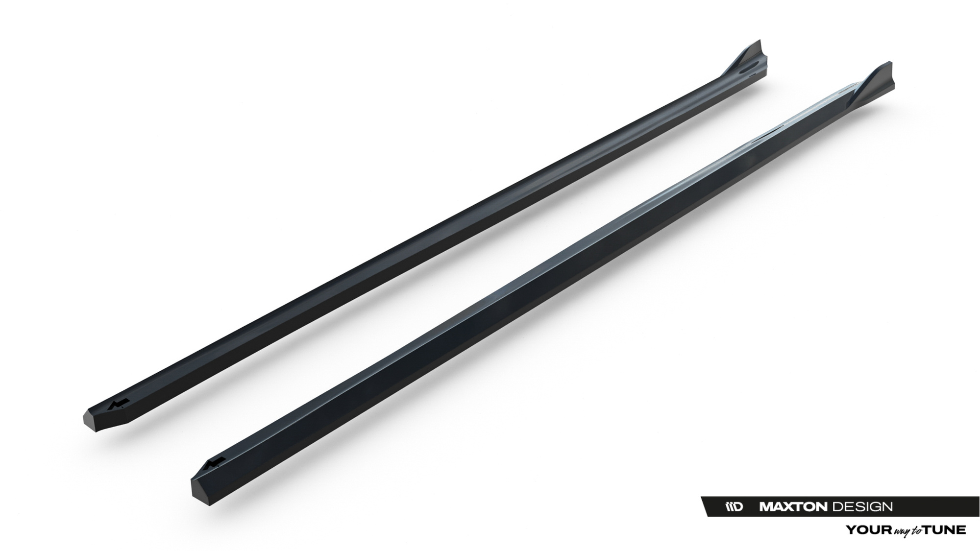 Side Skirts Diffusers BMW 3 Sportline Sedan / Touring F30 / F31 Maxton Gloss Black