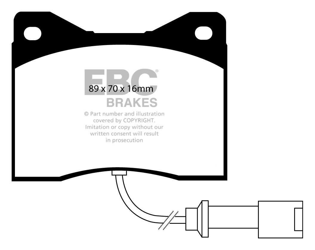 EBC Brakes BMW 520 2.0 (E12) 76-79 Remblokken voorzijde