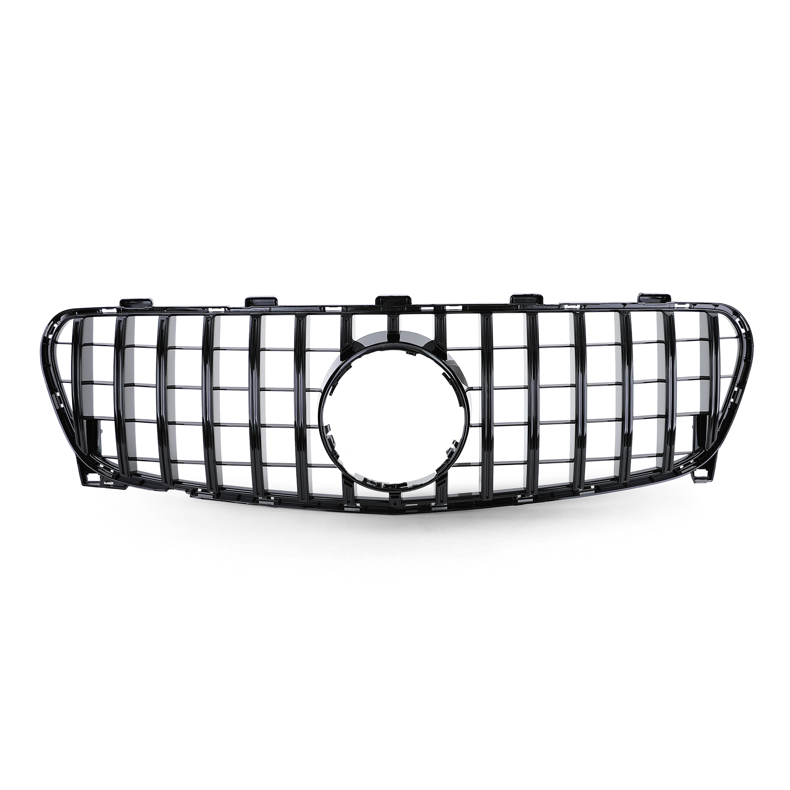 Grill passend voor Mercedes GLA X156 2017-.. GT Glans Zwart