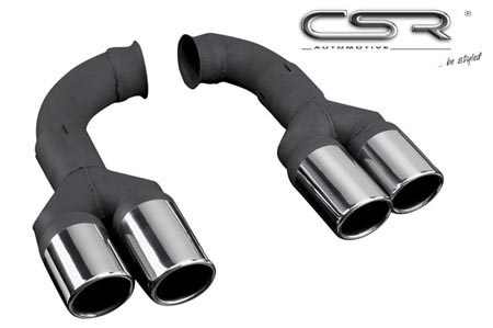 double uitlaat pipes Front ESD001 VW Scirocco 3 VW Scirocco 3