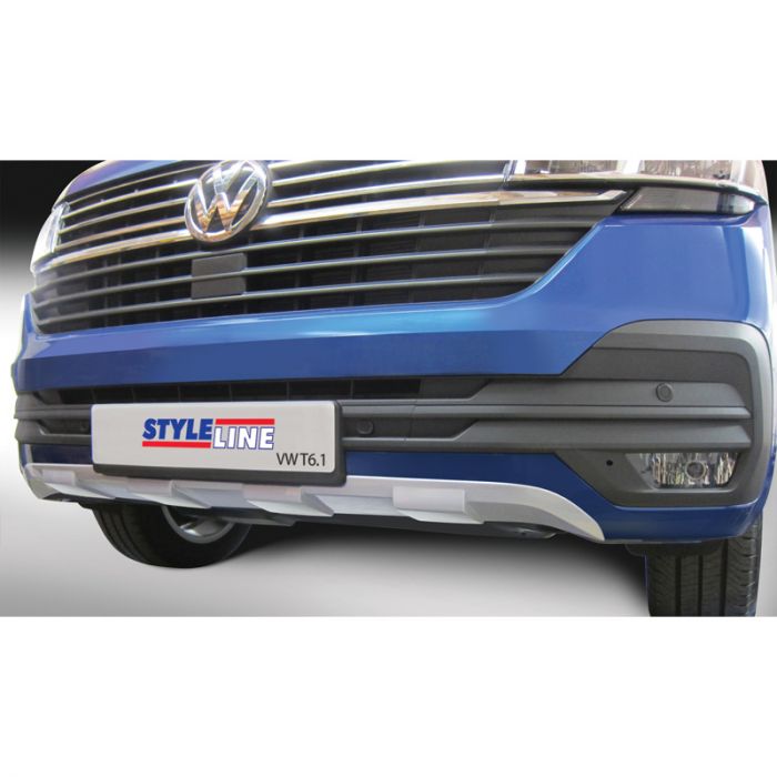 RGM Front spoiler 'Skid-Plate'  Volkswagen Transporter T6.1 2020- Silver (ABS)