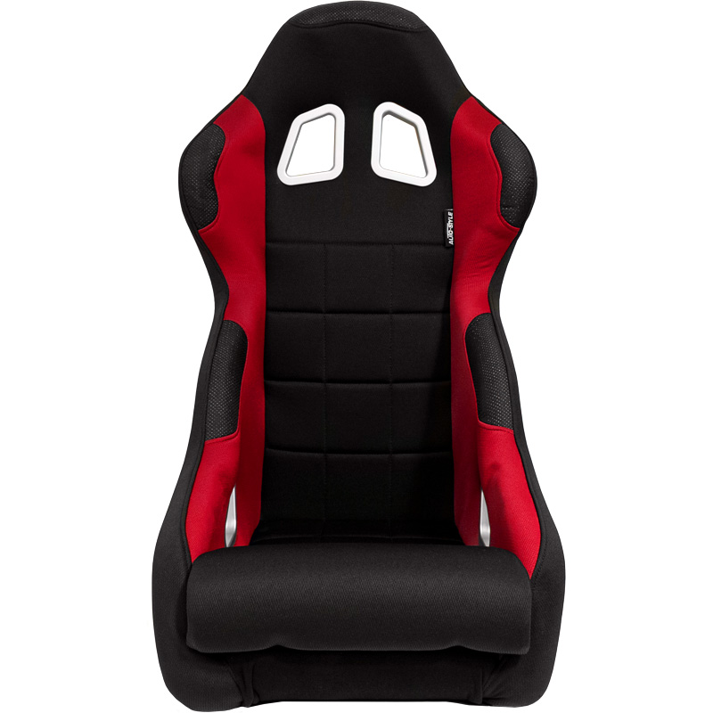 Sport seat 'K5' - Black/Red - Non-reclinable back-rest - incl. slides
