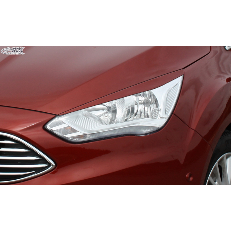 Head light spoilers  Ford C-Max Facelift 2015-2019 (ABS)