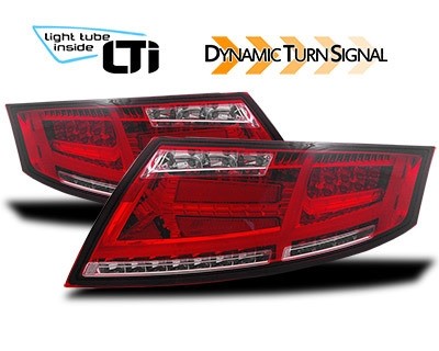 Audi TT 8J Dynamic LED Taillights Red