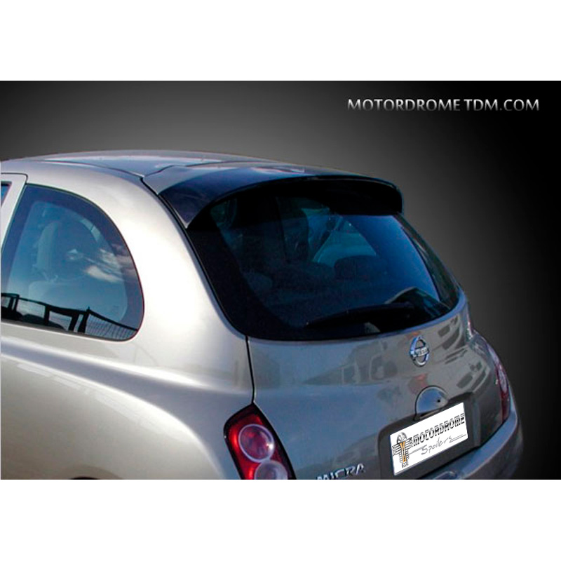 Roof spoiler  Nissan Micra 2003-2010 (PU)
