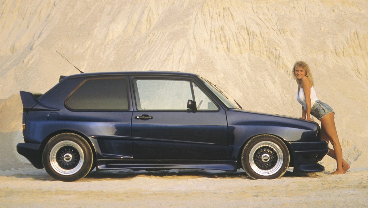frontvenders wideversion ll VW Golf I Polyester Rieger
