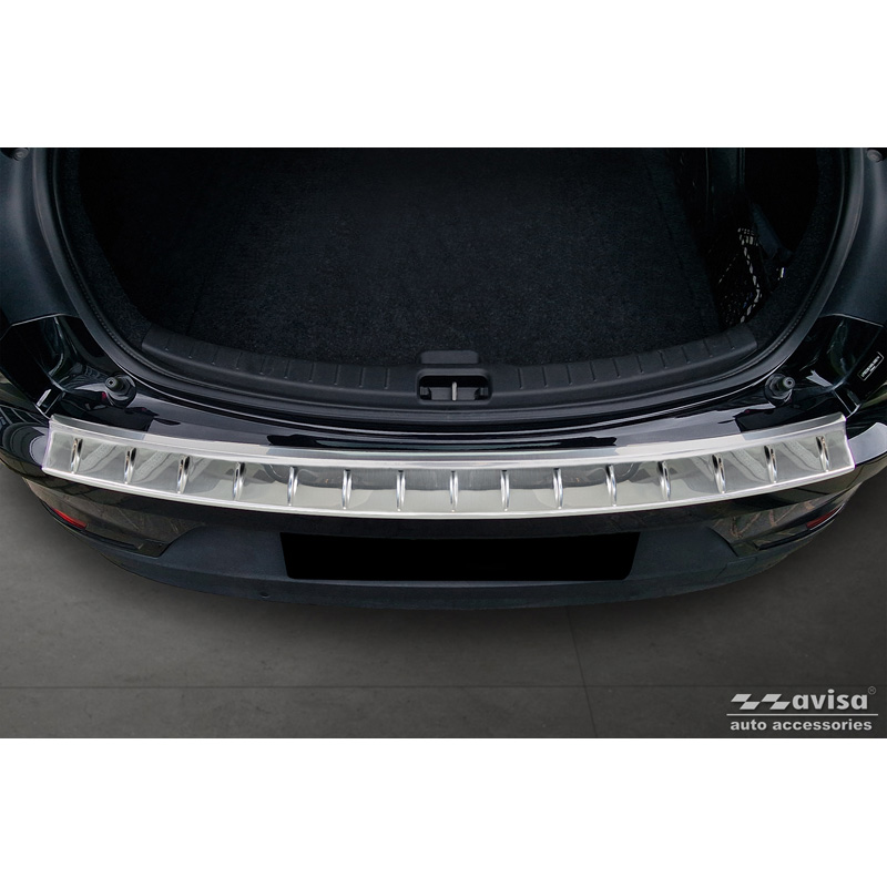 Stainless Steel Rear bumper protector  Polestar 2 2019-2023 & Facelift 2023- 'Ribs'