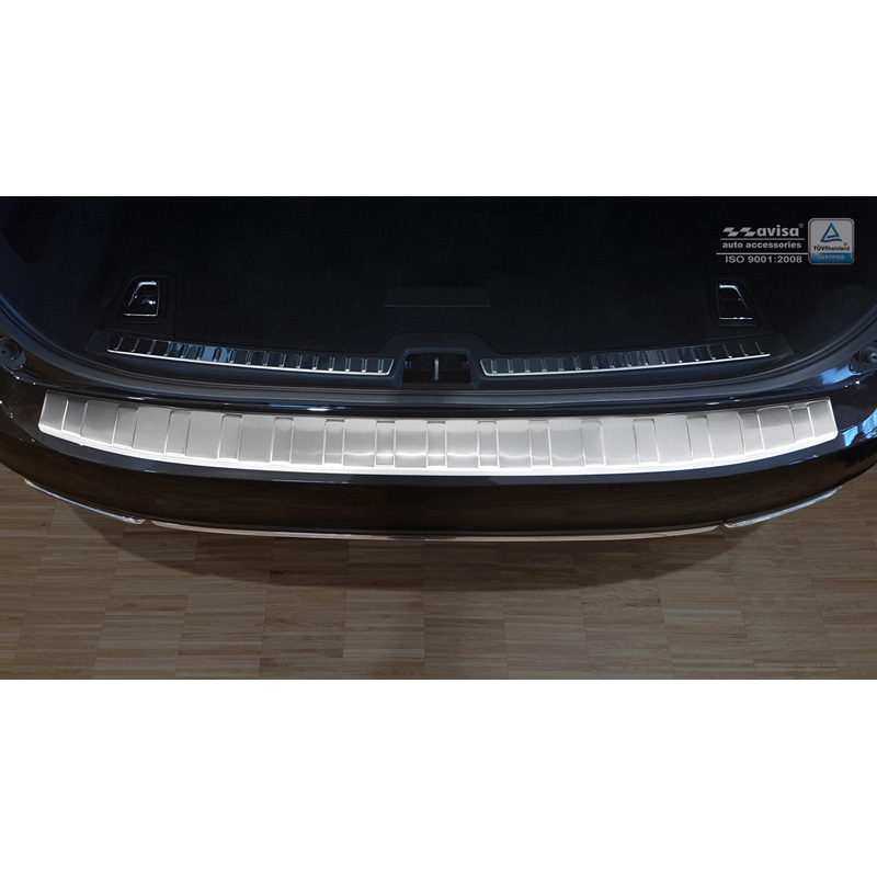 Stainless Steel Rear bumper protector  Volvo V90 9/2016- 'Ribs'