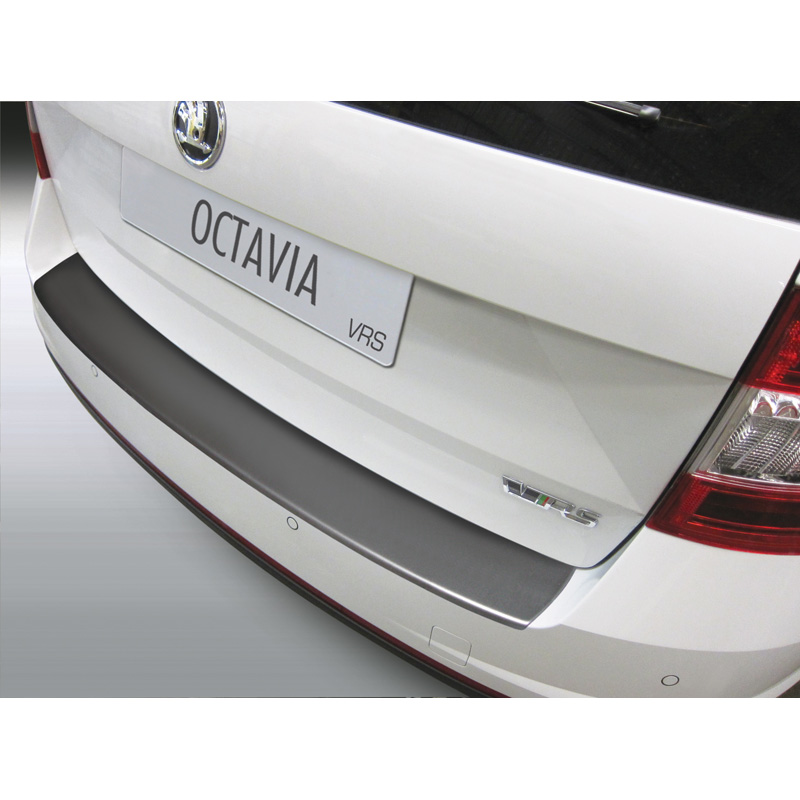 ABS Rear bumper protector  Skoda Octavia III RS Kombi 2013-2017 Black
