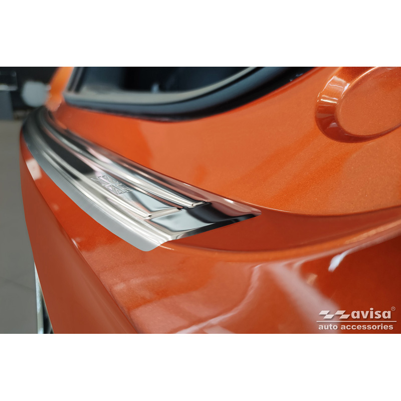 Stainless Steel Rear bumper protector  MG ZS FL 2019-2024 'British Flag'