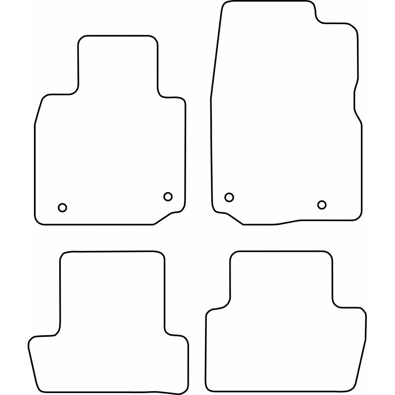 Set velour car mats  Mazda MX-30 Electric 2020-