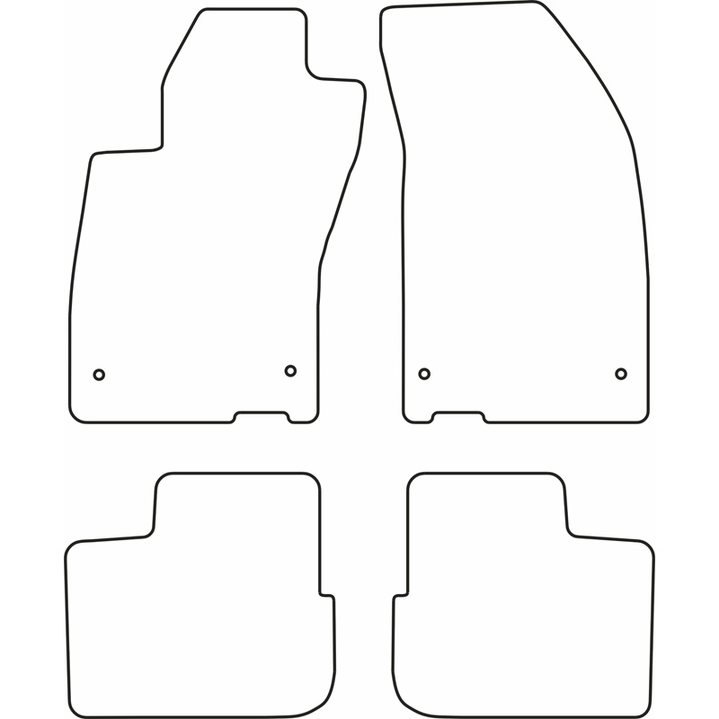 Set car mats  Fiat Tipo Sedan 2016-