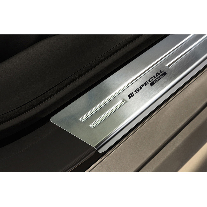 Inox door sill protectors  Mitsubishi ASX 2010- - 'Special Edition' - 4-pieces