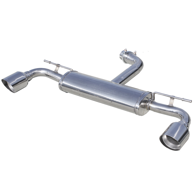 100% Inox Double Sport Exhaust  Volkswagen Golf VII 2.0 GTi (220hp) 2013- Left/Right 102mm Racing