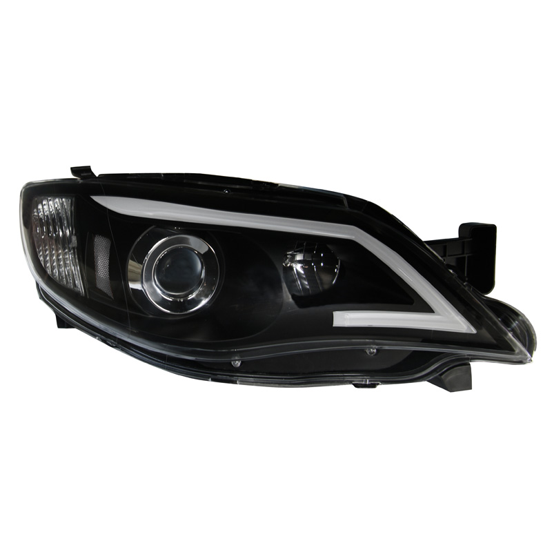 Set Headlights in DRL-Look 'Light-Bar'  Subaru Impreza 2008-2014 - Black