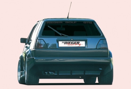 Rearbumper Breedversie l VW Golf II Polyester Rieger