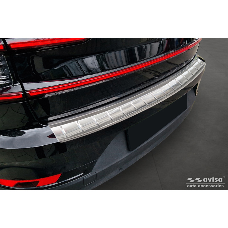 Stainless Steel Rear bumper protector  Polestar 2 2019-2023 & Facelift 2023- 'Ribs'